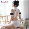 霏慕情趣内衣激情诱惑毛绒小球兔尾分体式性感兔女套装新品骚7919
