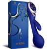 kisstoy A-KING变频充气膨胀款震动棒女用 MAX旋转伸缩成人玩具